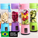 Mini Liquidificador Portátil - Cabo USB, 6 Lâminas