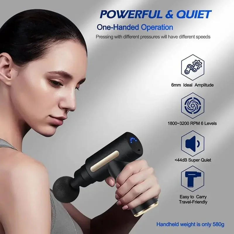 Pistola Massageadora Portátil
