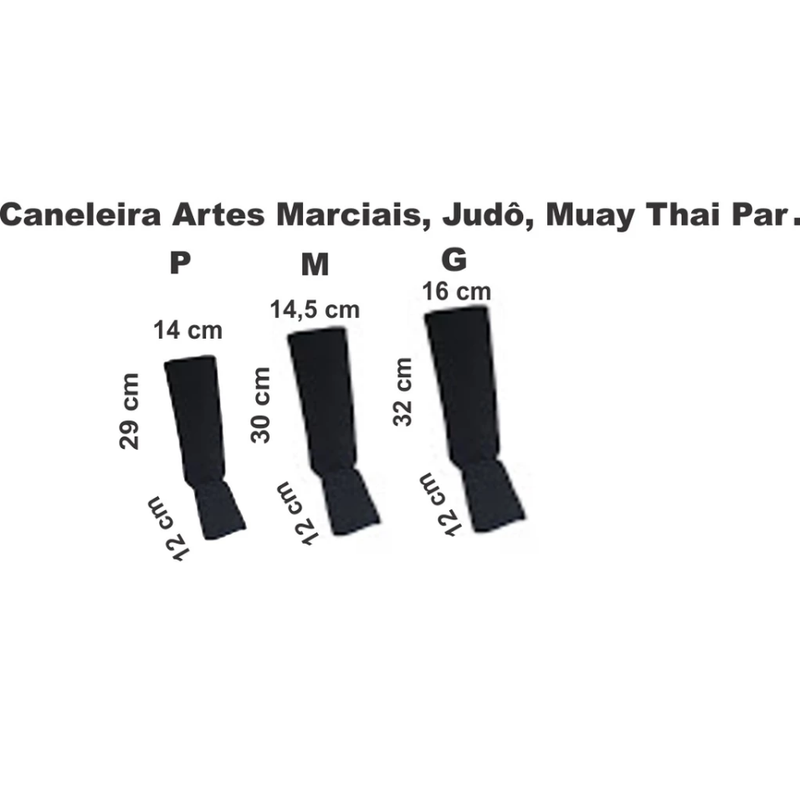 Caneleira para Artes Marciais – Protetor de Pé e Canela (Par)